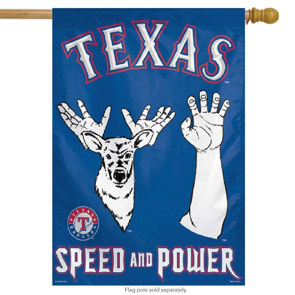 Texas Rangers Vertical Flag MLB | Sports House Flags Sports