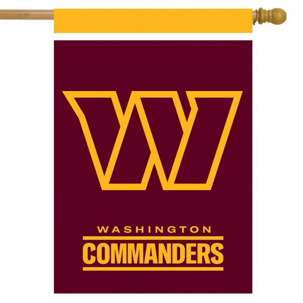 Washington Commanders NFL Licensed House Flag | Sports House Flags Sports