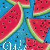 Watermelon Welcome Summer House Flag | Themes Fruit Seasons