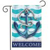 Welcome Anchor Garden Flag | Themes Everyday Seasons