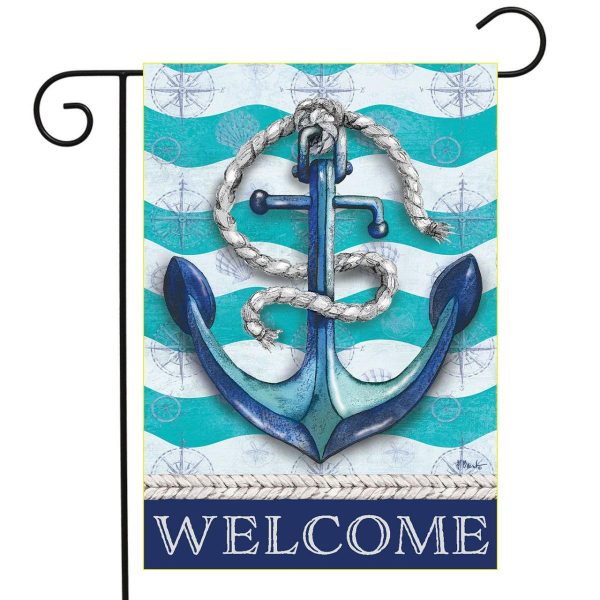 Welcome Anchor Garden Flag | Themes Everyday Seasons