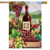 Wine Country Summer House Flag | Seasons Everyday Seasons