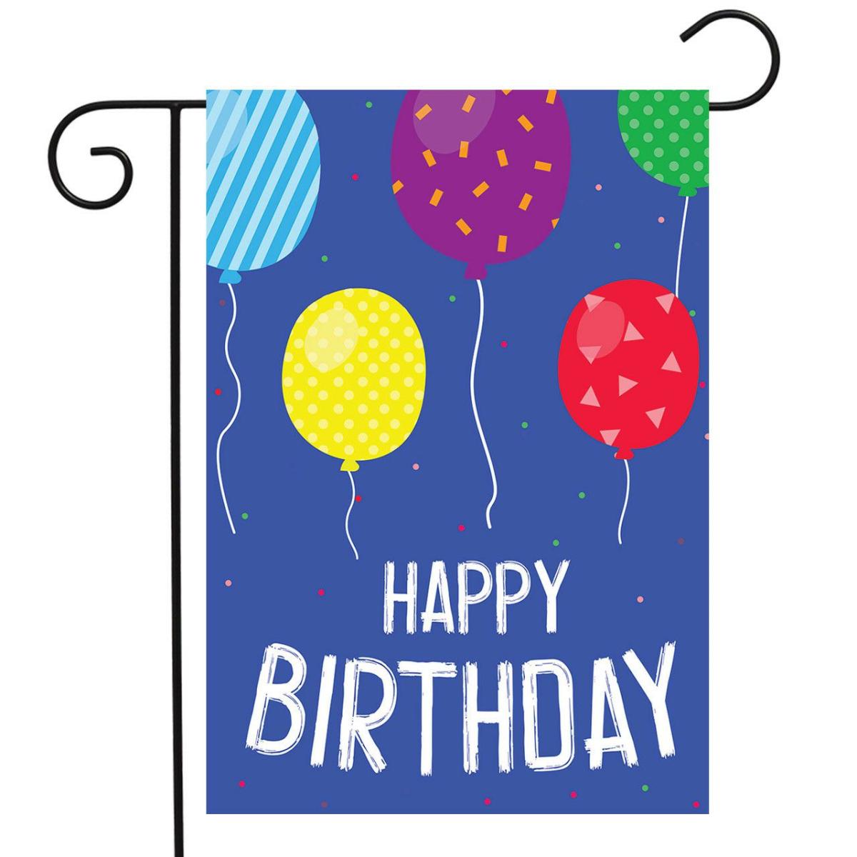 Birthday Balloons Celebration Garden Flag | Themes Celebration Themes