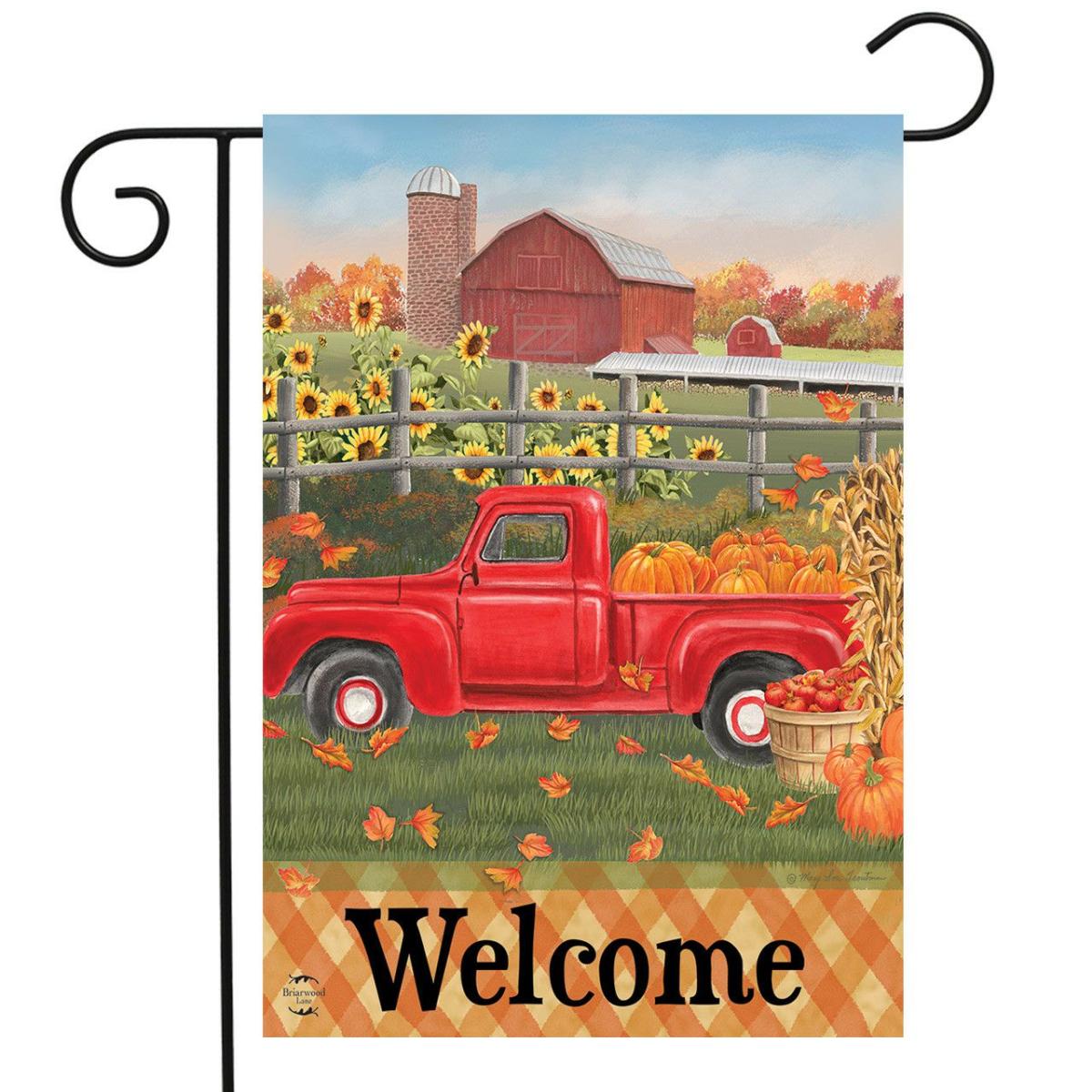 Fall Farm Welcome Garden Flag | Seasons Fall Seasons