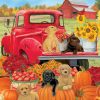 Fall Puppies Garden Flag | Seasons Animals & Critters Seasons