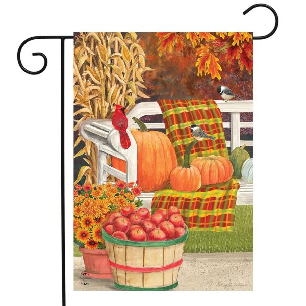 Autumn Picnic Scene Garden Flag | Seasons Fall Seasons