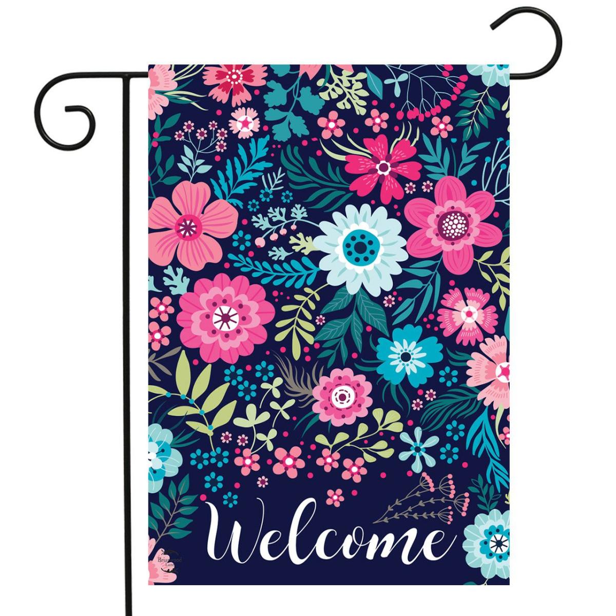 Bright Floral Spring Garden Flag | Themes Everyday Seasons