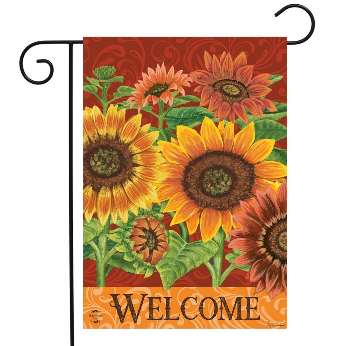 Colorful Sunflowers Fall Garden Flag | Themes Fall Seasons