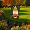 Halloween Gnome Burlap Garden Flag | Themes Garden Flags Holidays