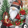 Wagon Gnome Garden Flag | Seasons Garden Flags Seasons