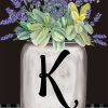 Farmhouse Monogram Letter K Garden Flag | Seasons Everyday Seasons